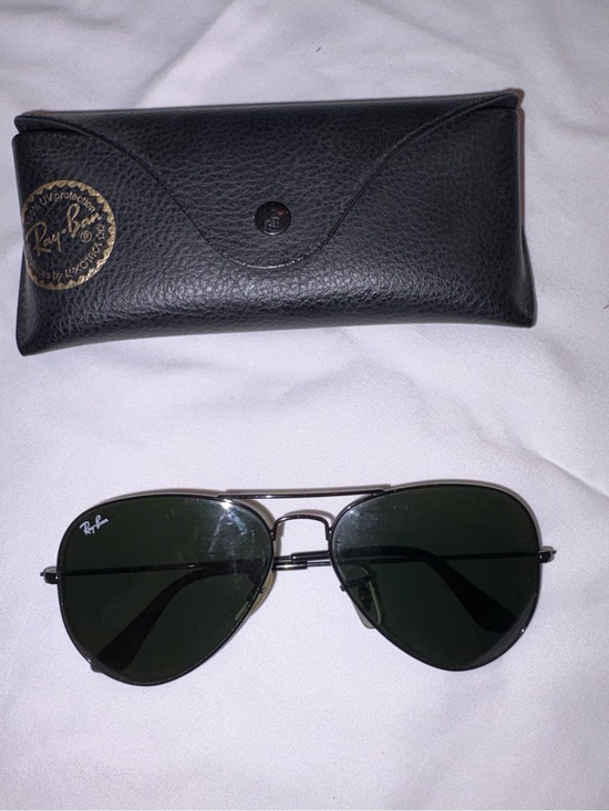 Ray-Ban Accessories - Ray-Ban Aviator Sunglasses in Black Frame with Dark Lenses